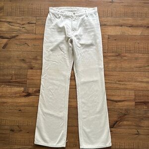 J. Galt Brandy Melville Cream Corduroy Flare Pants